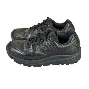 Brooks Addiction Walker Shoes Womens 6.5 Black Walking Sneakers Slip Resistant
